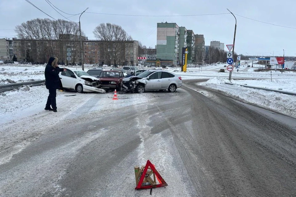 В аварии погиб пожилой водитель. Фото: Госавтоинспекция Новосибирской области.