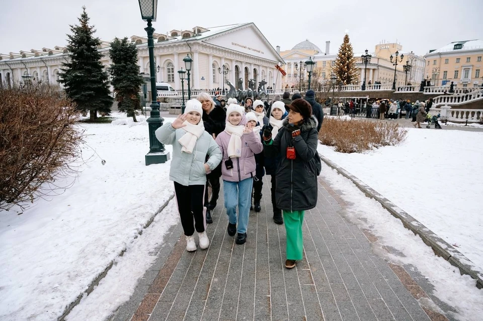 Ребята ощутили радость новогоднего праздника. Фото: ТГ/Волошин