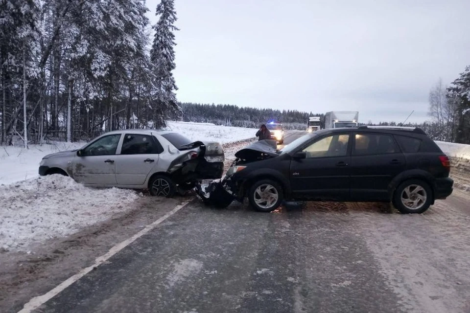 50-летняя женщина получила в аварии травмы. Фото: Госавтоинспекция Удмуртии