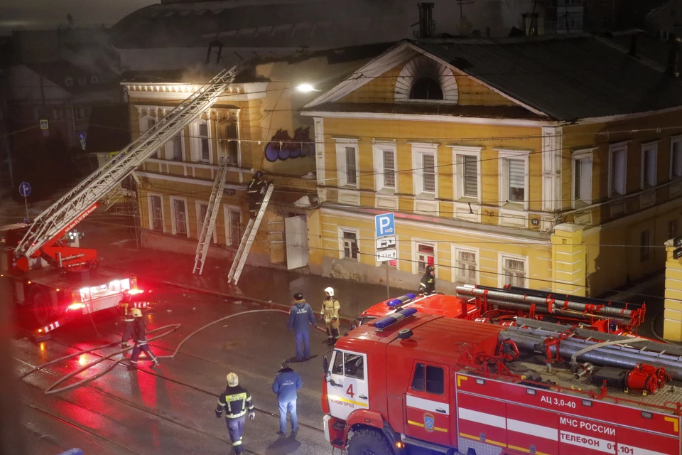 В результате пожара один человек погиб.