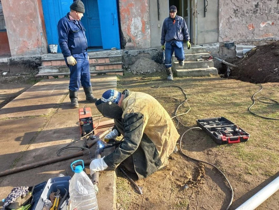 Причиной аварии стал порыв на вводе в здании медицинского учреждения. ФОТО: Министерство ЖКХ и строительства Ульяновской области