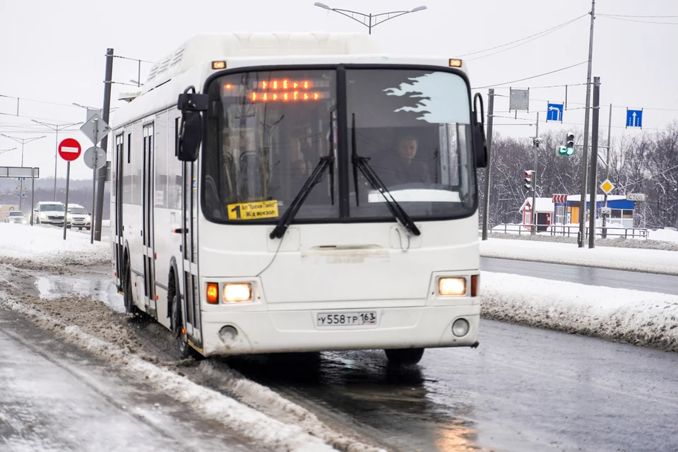 Сбои в работе транспорта Самары оказались связаны с тяжелыми погодными условиями