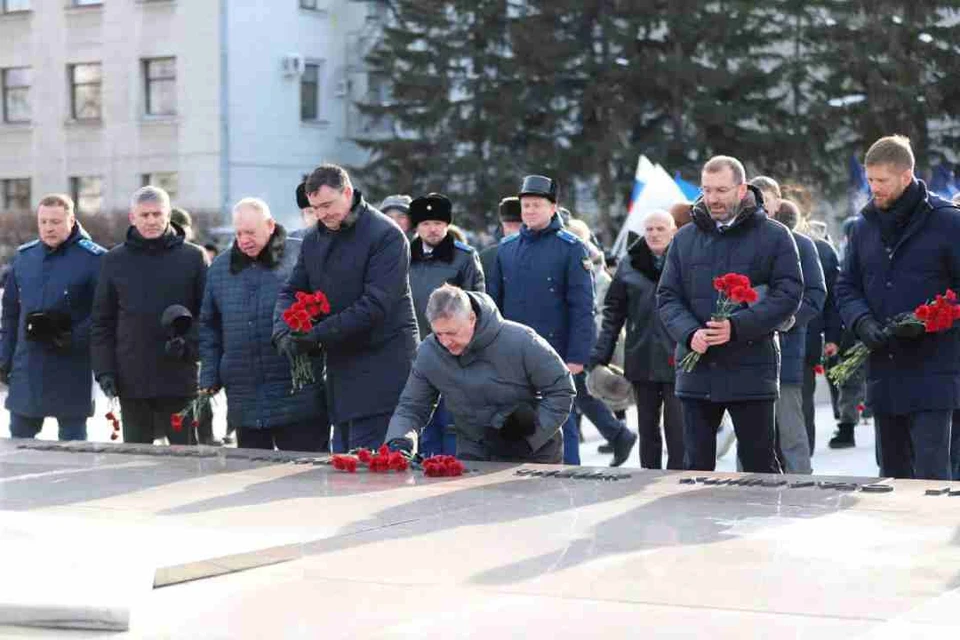 Митинг, посвященный Дню освобождения Ленинграда от блокады, состоялся в Иркутске.