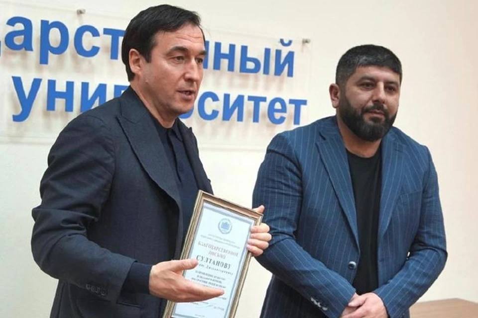 Депутат Госдумы РФ Дмитрий Гусев и Султан Султанов