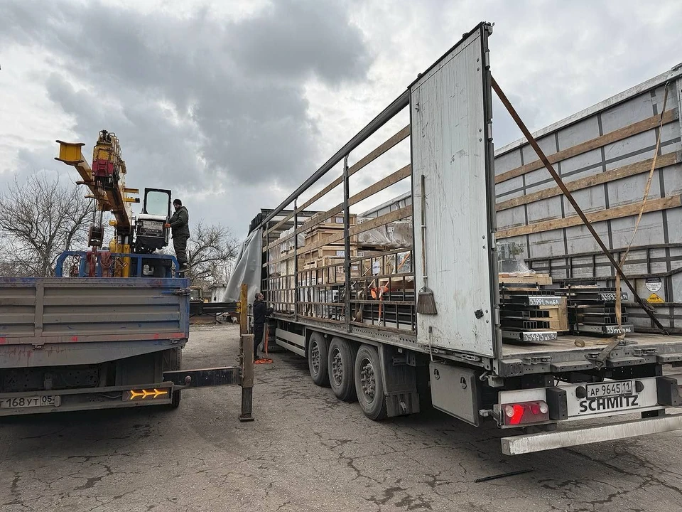 Новое оборудование уже доставили в город. ФОТО: ТГ-канал Сергея Колягина