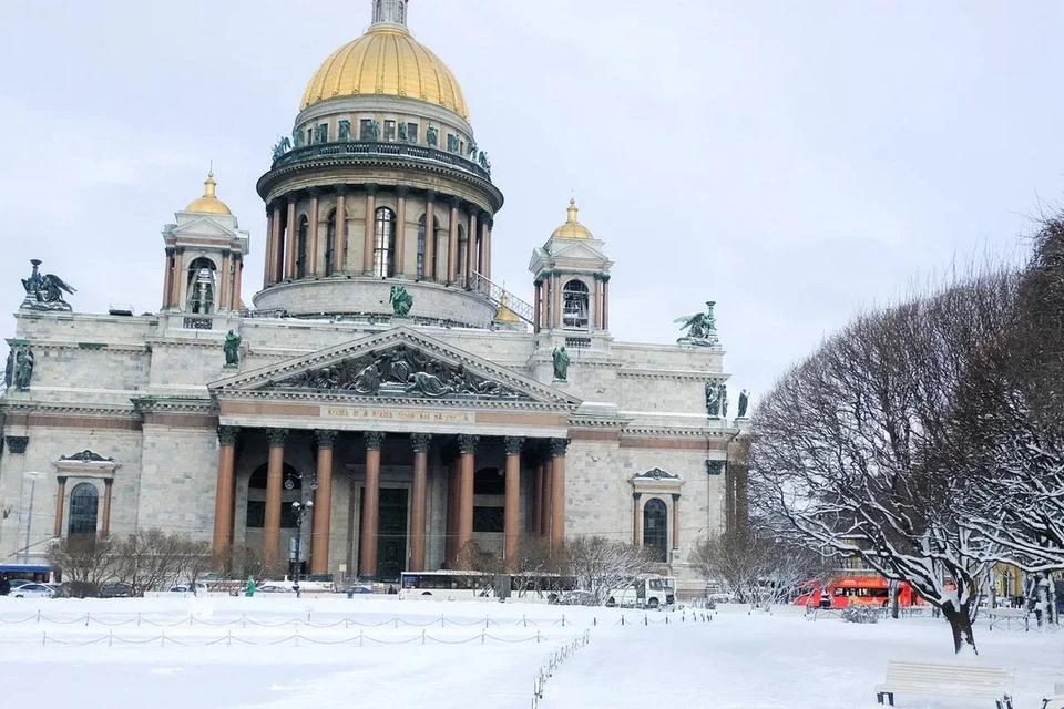 Морозы пришли в Петербург и Ленобласть.