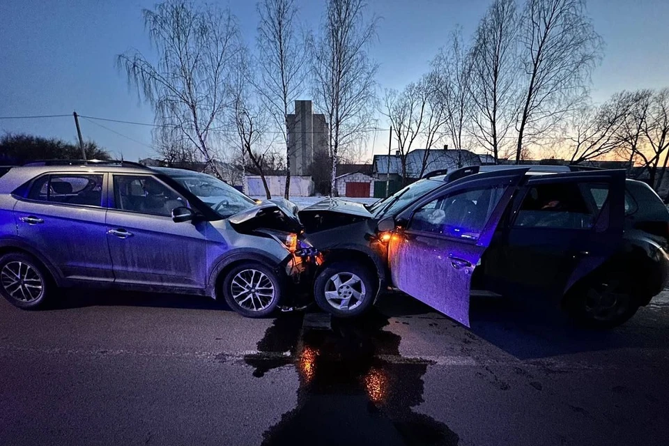 В Молодечно произошло ДТП по вине водителя, уснувшего за рулем. Фото: УВД Миноблисполкома.