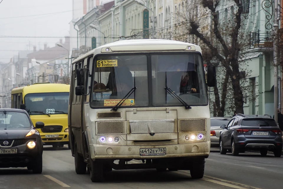 Автобус №61 в Самаре временно изменил схему движения