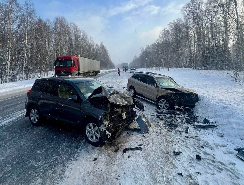 Причиной столкновения машин стал выезд Hyundai на полосу встречного движения