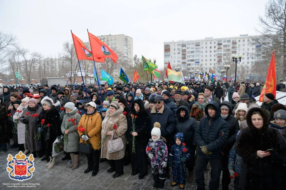 Самый крупный митинг был в Оренбурге. Фото: Правительство Оренбургской области