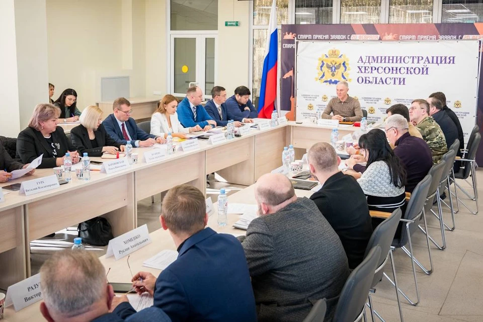 В Херсонской области разработают нормативную базу распределения полномочий Фото: ТГ-канал Владимира Сальдо