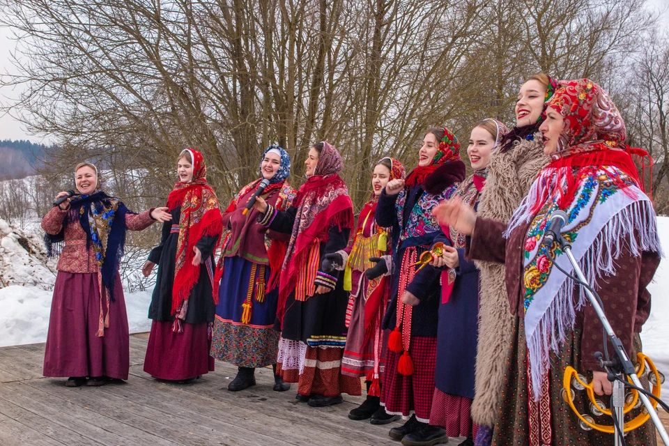 Масленица в музее-заповеднике «Усадьба Мураново». Фото предоставлено министерством культуры и туризма Московской области.