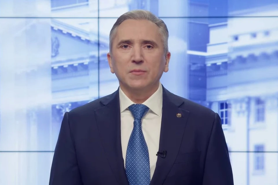 Губернатор Александр Моор пригласил ветеранов СВО участвовать в программе «Боевой кадровый резерв Тюменской области». Источник: скриншот видео с Официального портала органов государственной власти Тюменской области.