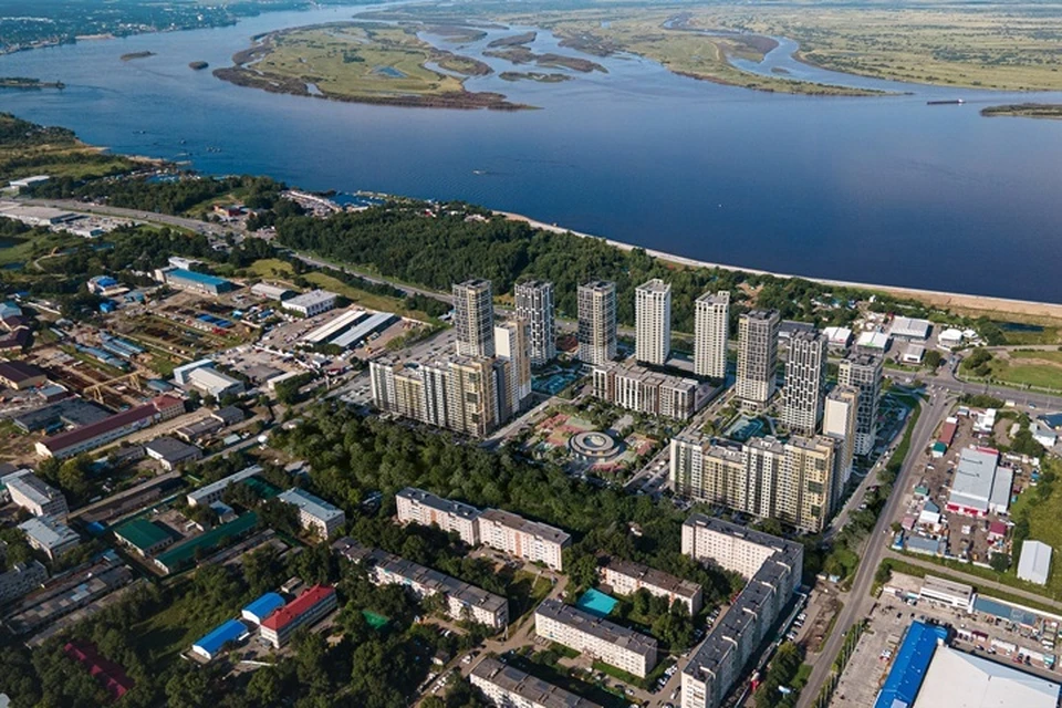 ЖК «Экополис» строится на улице П.Л.Морозова в Хабаровске. ФОТО: TEN девелопмент