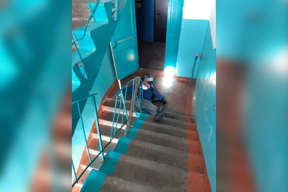 В Ачинске жительница общежития разбилась насмерть в подъезде. Фото: телеканал ОСА
