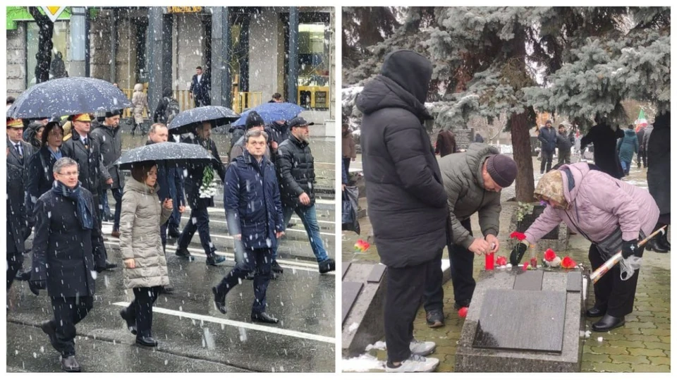 2 марта - в "черный" нашей истории - поминали погибших на двух берегах днестра. Это была гражданская война... Коллаж КП