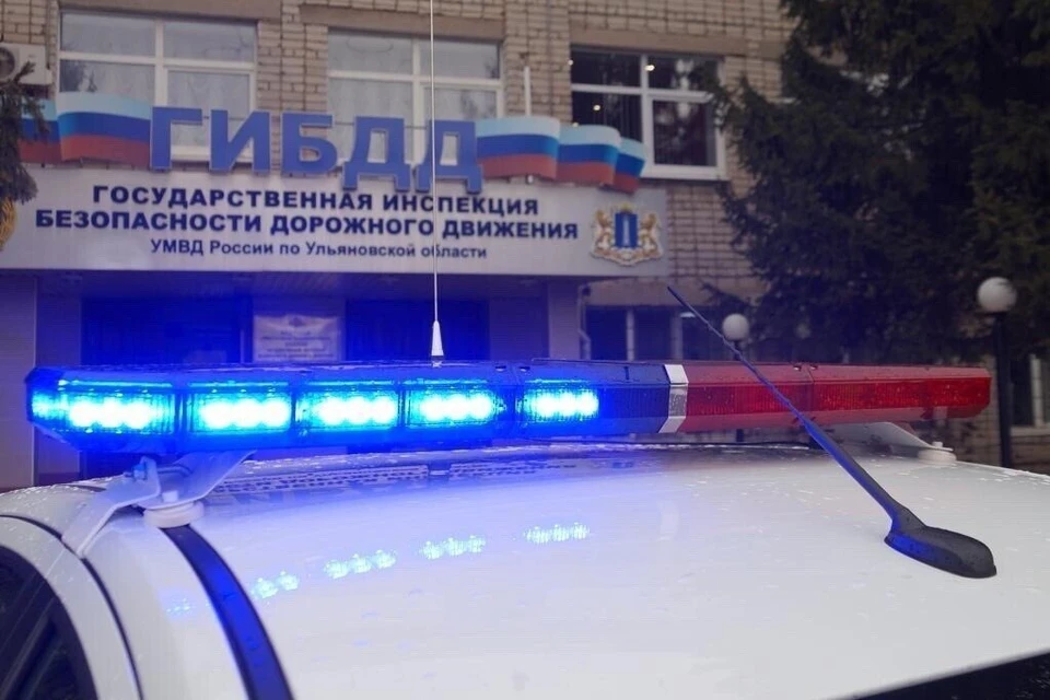 В Ульяновске на Московском шоссе сбили 24-летнюю девушку. Фото Госавтоинспекция УО