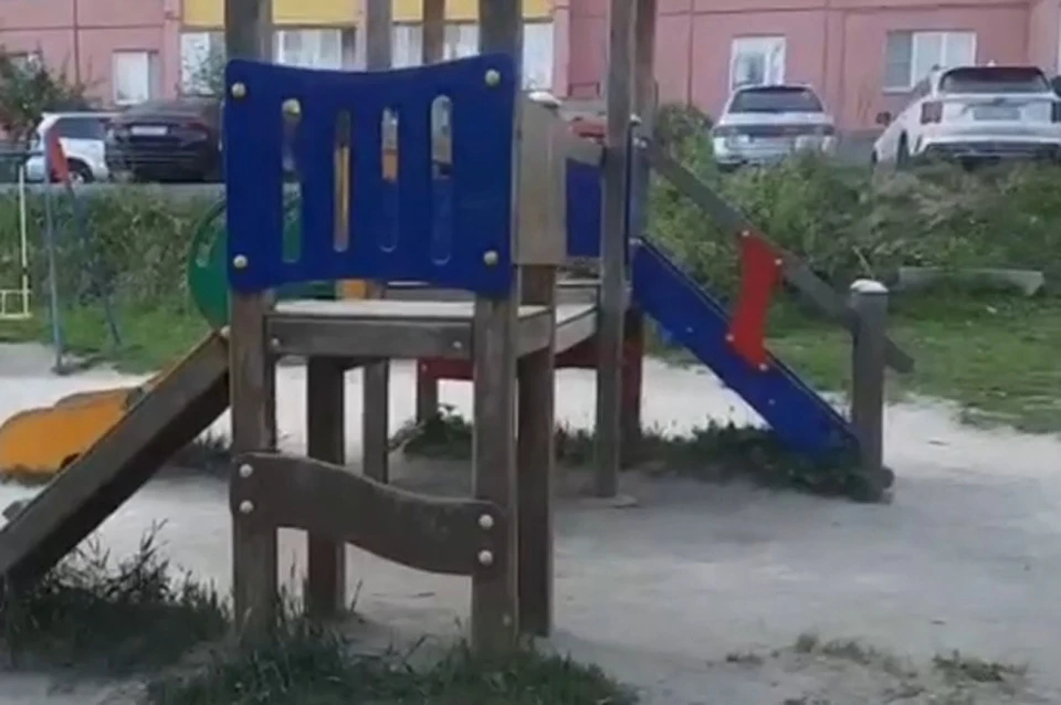 Площадка, где пострадала девочка. Фото: ОНФ в Челябинской области