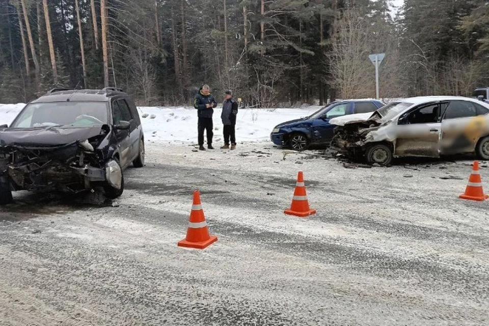 В аварии пострадали двое. Фото: Госавтоинспекция Удмуртии