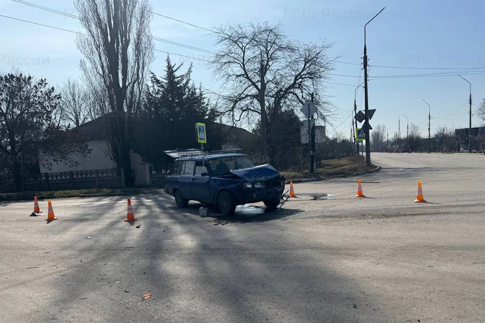 В Скадовском округе спасатели помогли ликвидировать аварию Фото: ГУ МЧС России по ХО