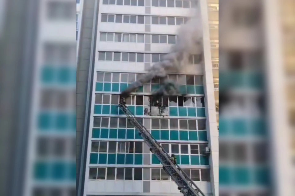Пожар произошел в многоквартирном доме на Баррикад в Иркутске 7 марта.