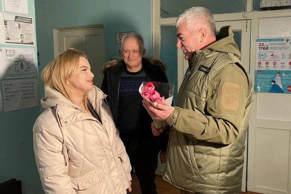 В Херсонской области поздравили с 8 марта сотрудниц больниц, детсадов и школ Фото: ЕР