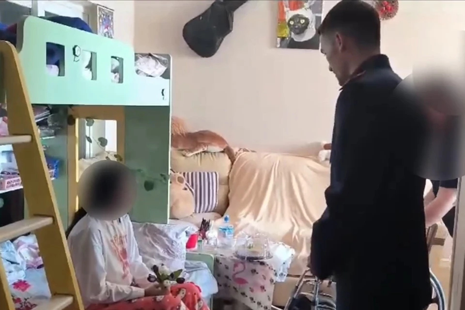 Новый год девушка встречала в больнице. Фото: СУ СК РФ по Приморью.