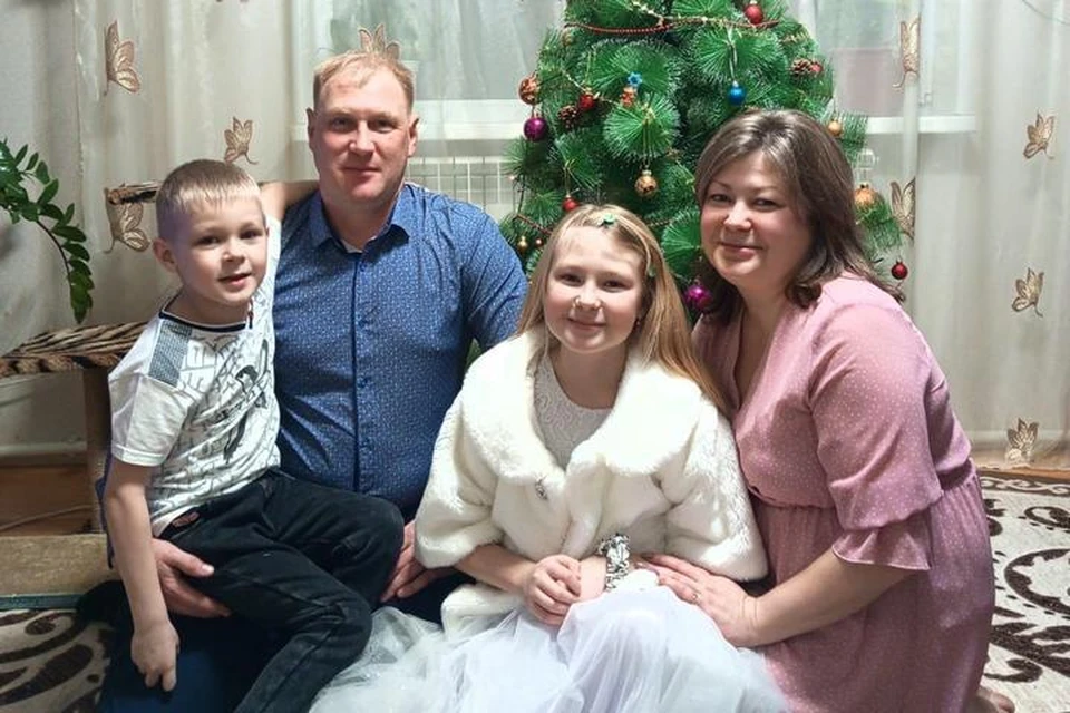 Надежда Понькина с семьей. Фото: личный архив Н. Понькиной