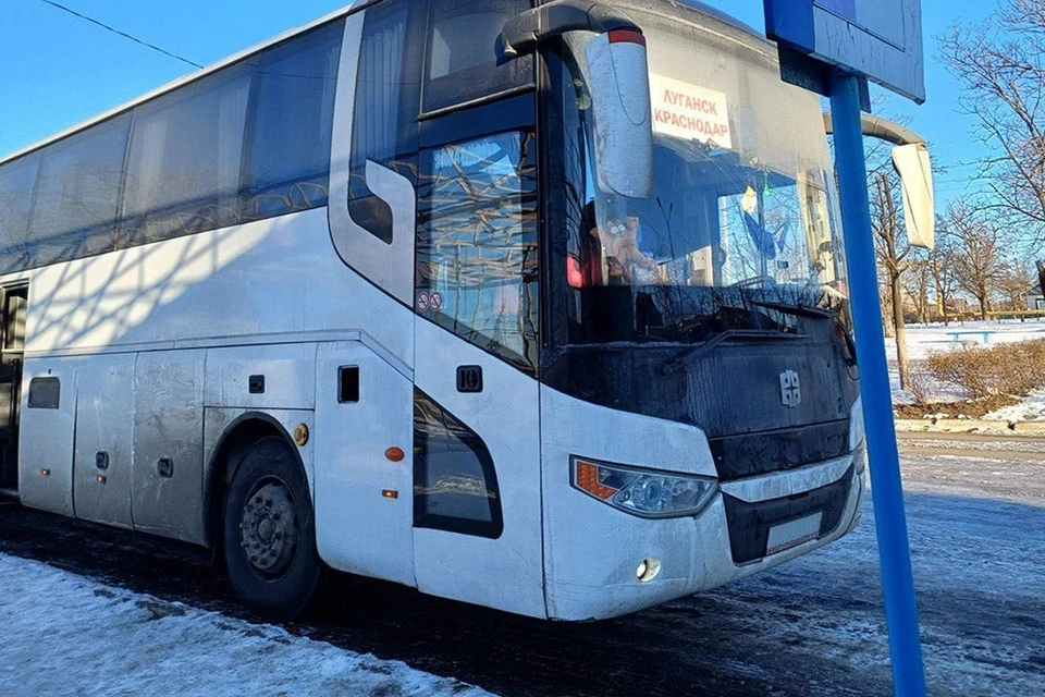 Краснодар и Луганск соединил автобусный маршрут Фото: пресс-служба Росавтотранса