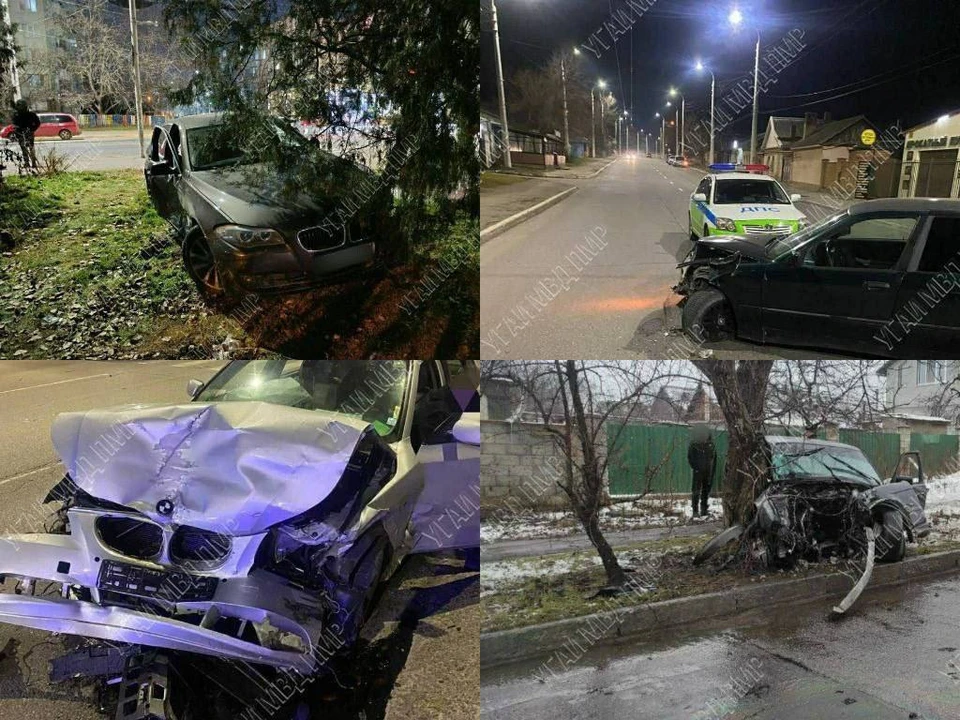 BMW чаще всего попадают в ДТП. Фото: коллаж МВД Приднестровья