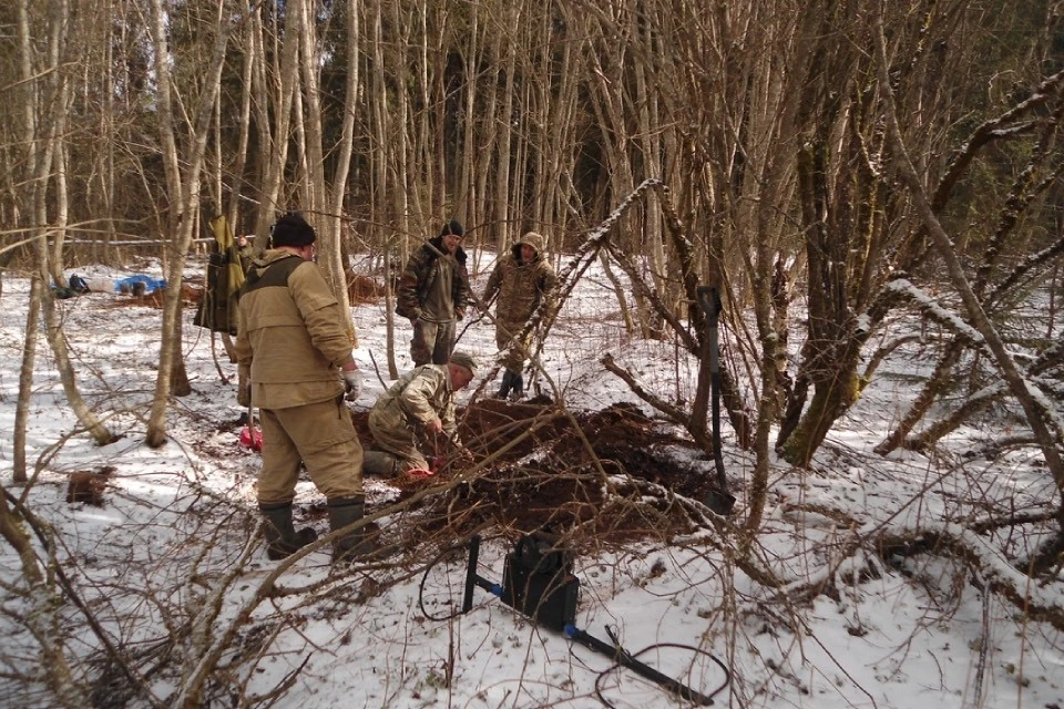 Поисковики сумели поднять под Андреаполем тела пяти бойцов. Фото: Андреапольский краеведческий музей