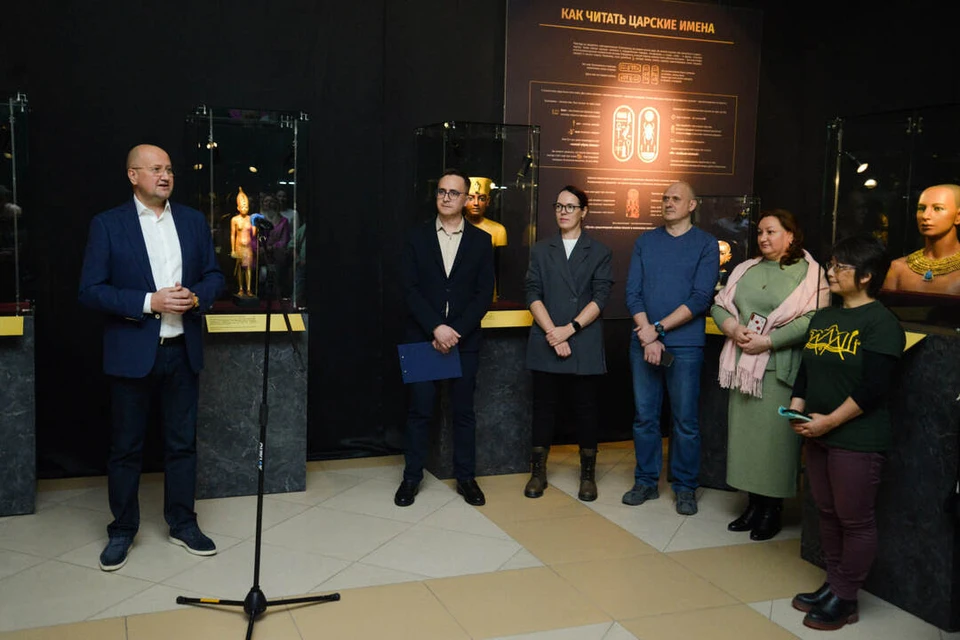 В Новосибирске открылась выставка копий сокровищ из гробницы Тутанхамона. ФОТО: Министерство культуры Новосибирской области.