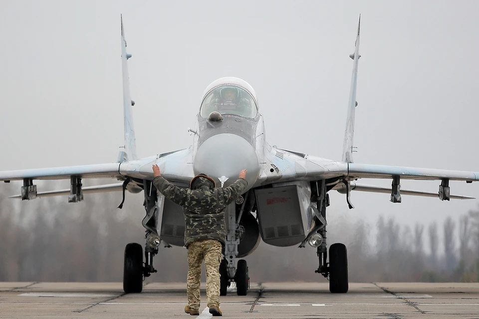 Уничтожен украинский истребитель МиГ-29