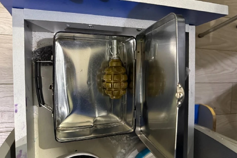 В Мелитополе Запорожской области мужчину уличили в хранении гранаты. ФОТО: ГУ МВД России по Запорожской области