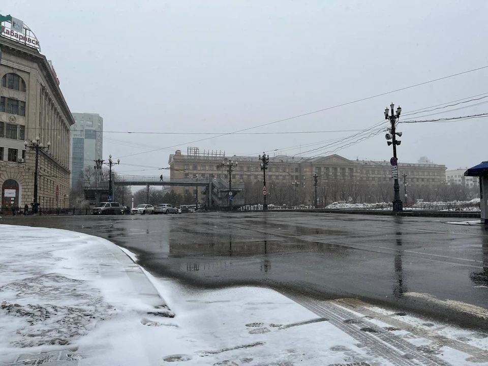 Мокрый снег накроет Хабаровск 2 апреля