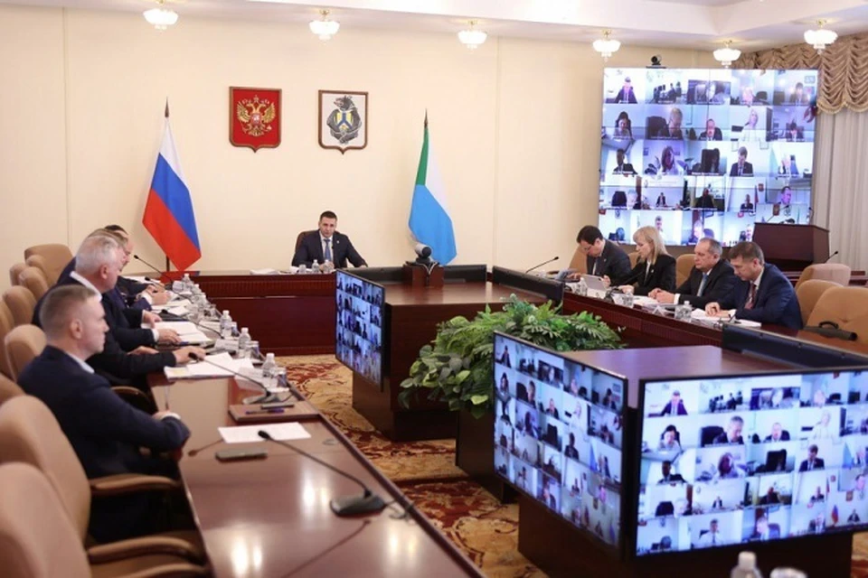 Вопросы социально-экономического развития Совгавани обсудили в правительстве региона. ФОТО:Антон ШЕВЧЕНКО