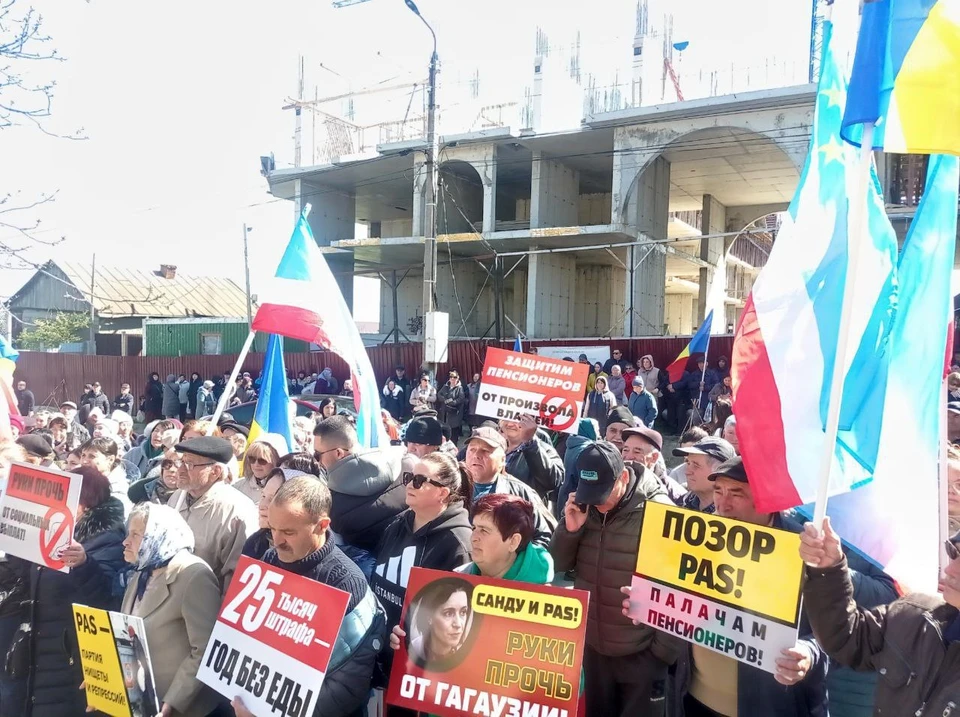 Фото: с акции протеста