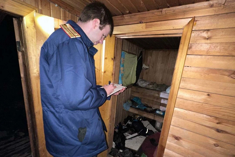 Подозреваемая находится на допросе. Фото: СУ СК России по Ленобласти