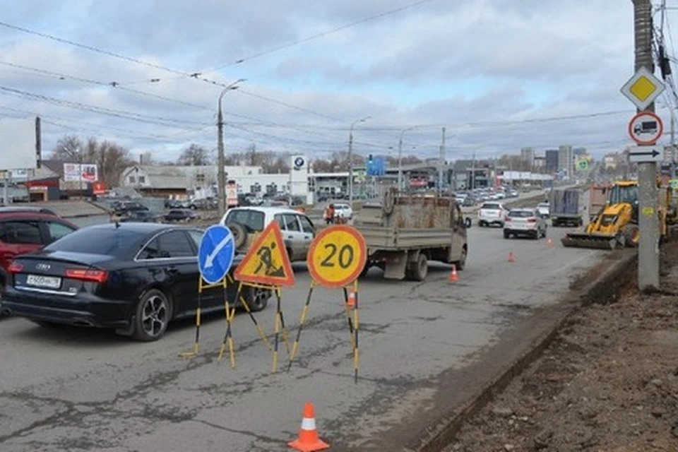 Протяженность участка – 700 м. Фото: пресс-служба администрации Ижевска