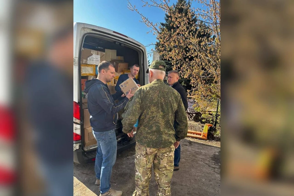 Гуманитарный груз из округа на Ставрополье доставили в зону спецоперации. Фото: Владимир Владимиров