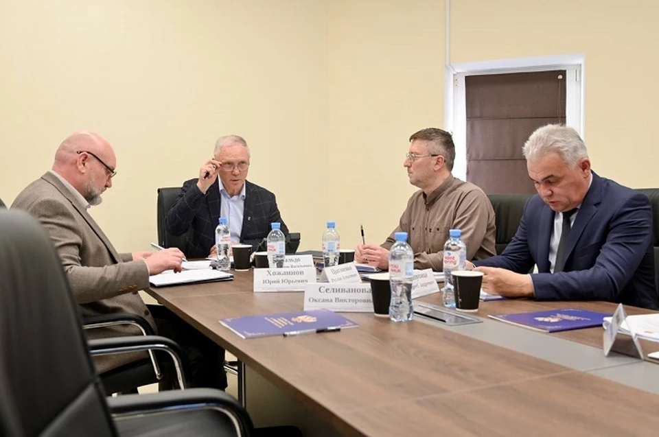 В Херсонской области прошло совещание по вопросам строительства. ФОТО: тг-канал Владимира Сальдо