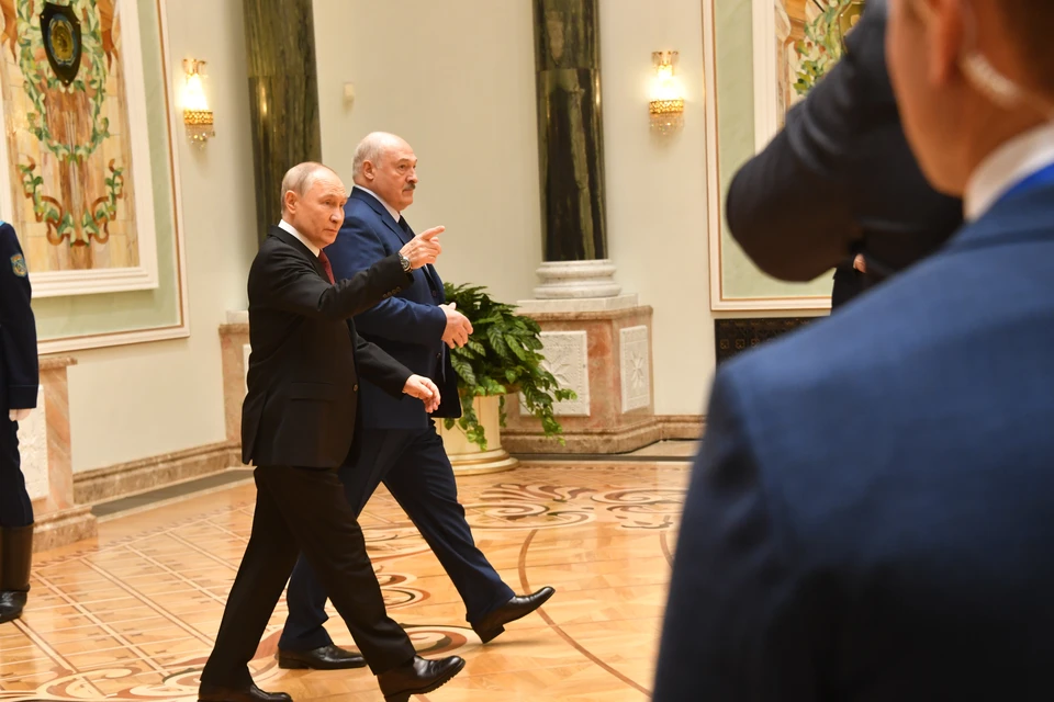 Путин отреагировал на слова Лукашенко о георгиевской ленте