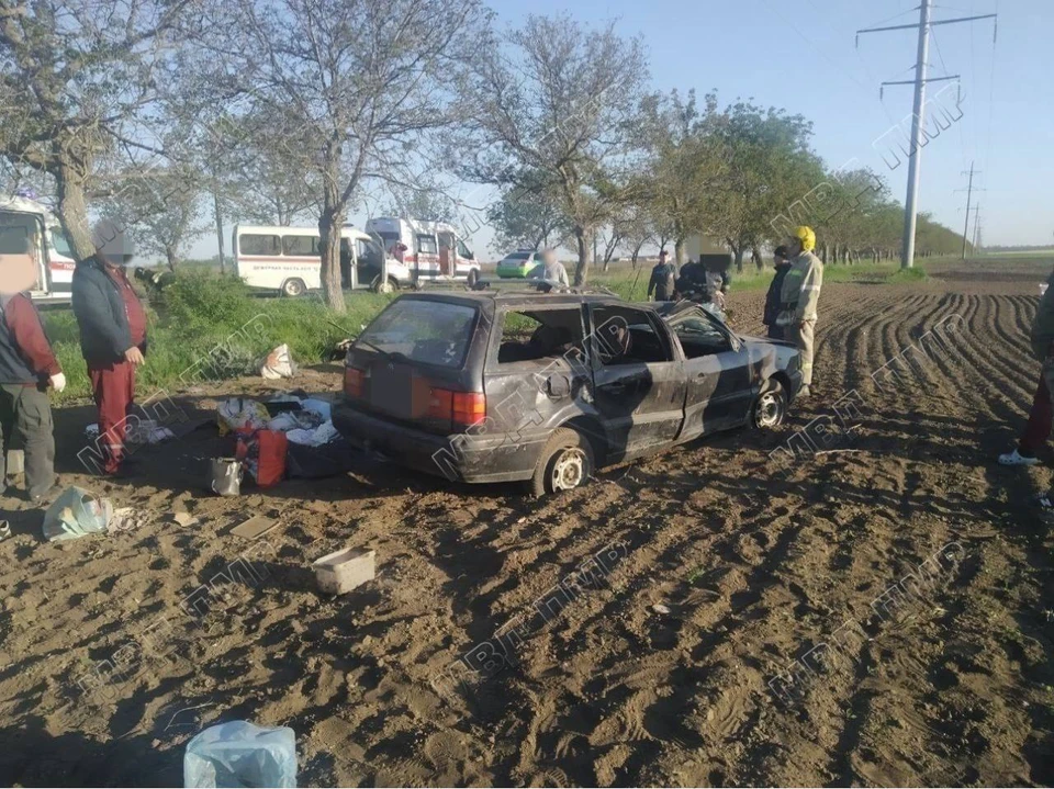 В аварии погибли два человека. Фото: МВД Приднестровья.