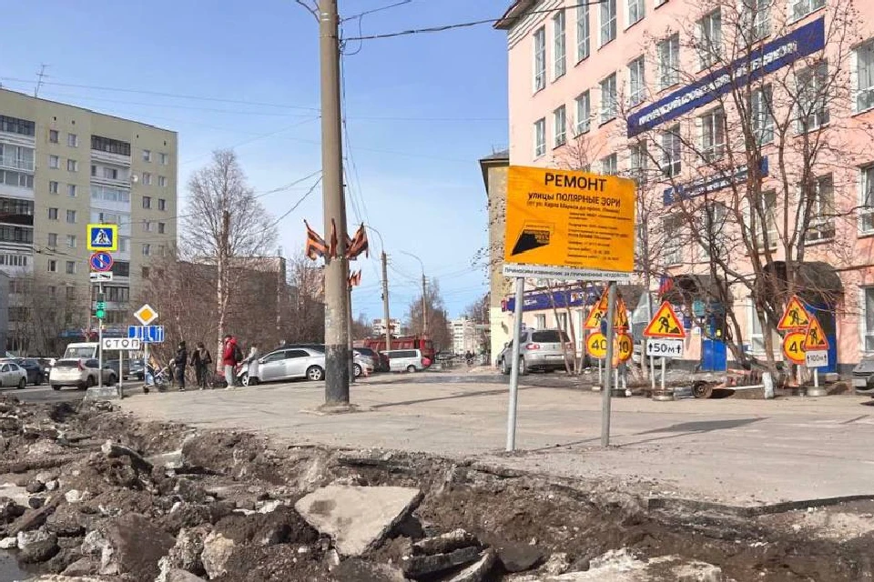 Всего в 2025 году по нацпроекту отремонтируют девять объектов улично-дорожной сети Мурманска. Фото: правительство Мурманской области