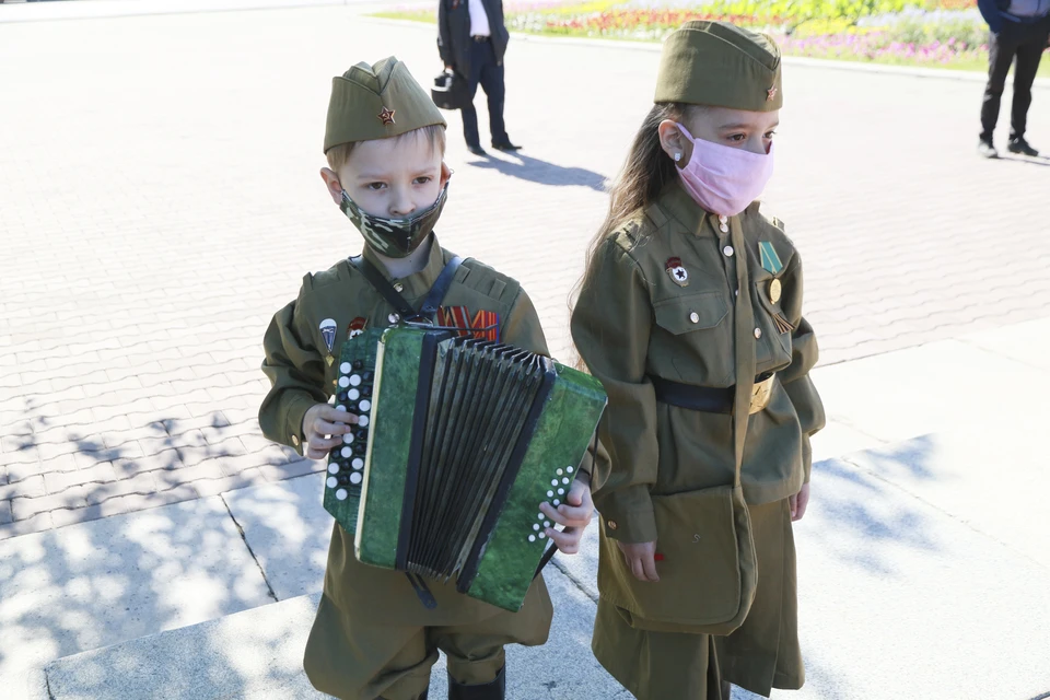 Дети подготовили праздничную программу.