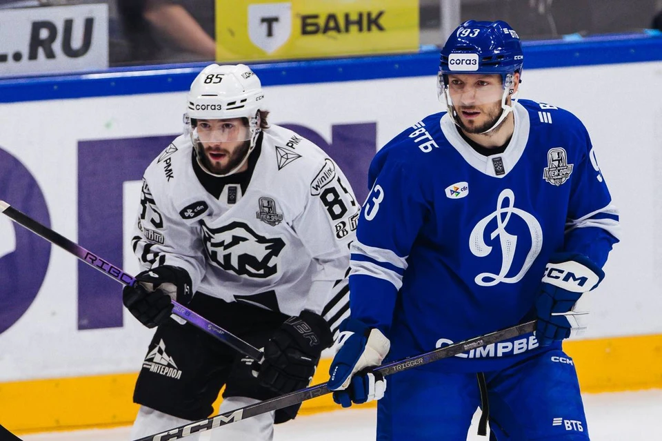 Прошлогодняя серия между командами завершилась со счетом 4-0 в пользу челябинцев. Фото: ХК «Динамо» Москва