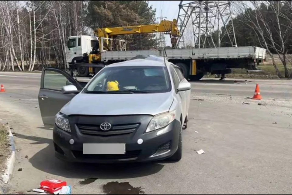 В Ангарске грузовик протаранил «Тойоту», есть пострадавшие.