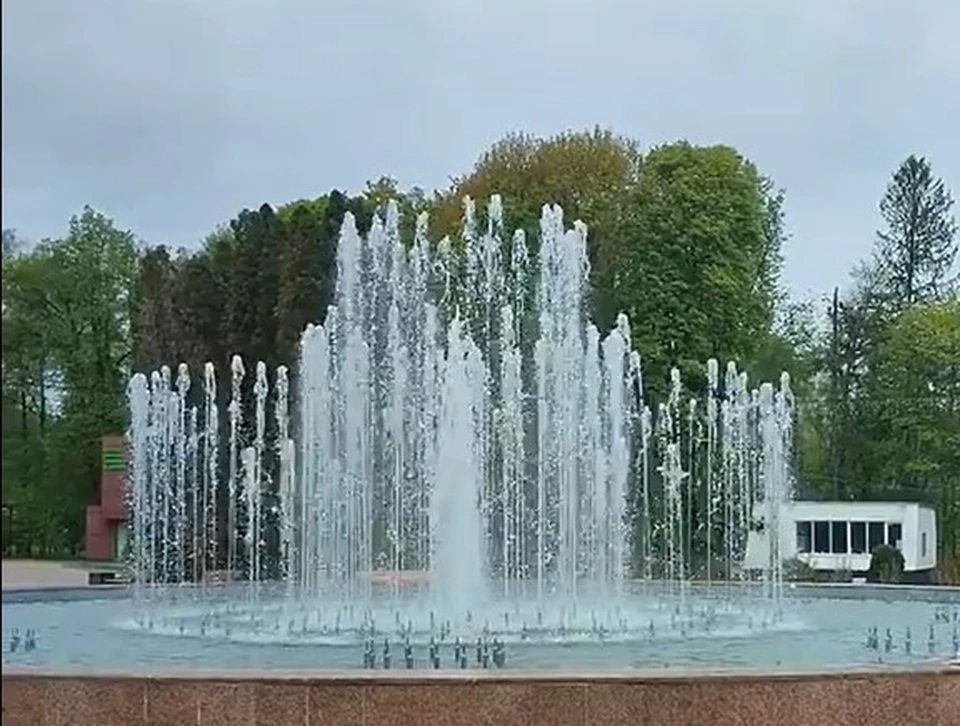 В Центральном парке Тулы заработали фонтаны