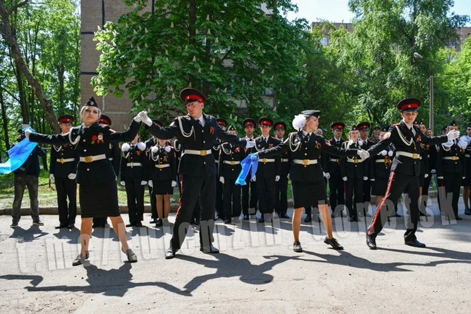 В Донецке провели персональный парад для ветерана Великой Отечественной войны. Фото: ТГ/Кулемзин