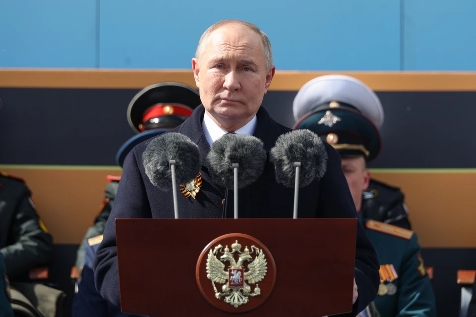Путин: правда и справедливость на стороне России. Фото: Михаил Клементьев/ТАСС